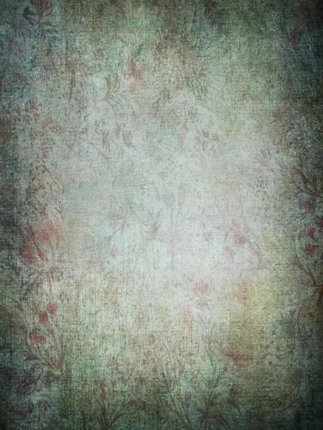 Fairy Garden Green 8X10 Fleece ( 96 X 120 Inch ) Backdrop