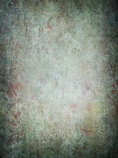 Fairy Garden Green 8X10 Fleece ( 96 X 120 Inch ) Backdrop