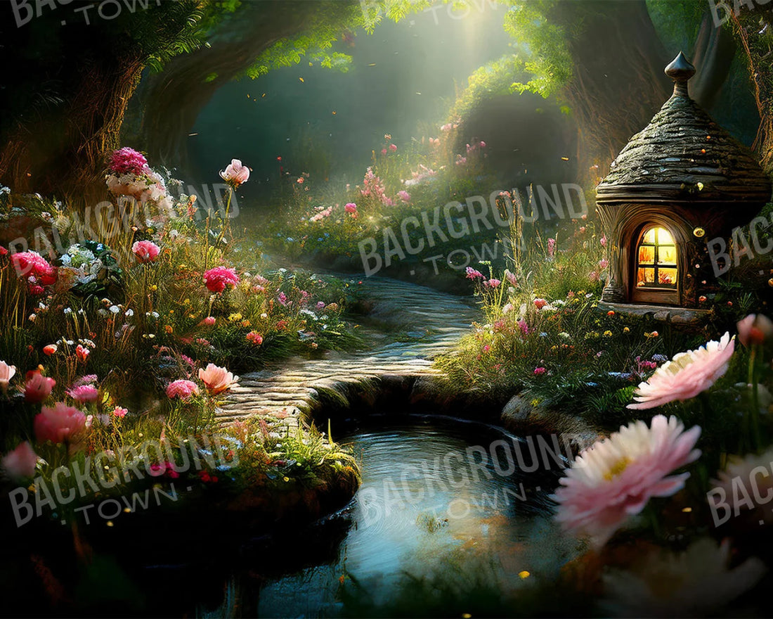 Fairy Garden Path Ii Backdrop