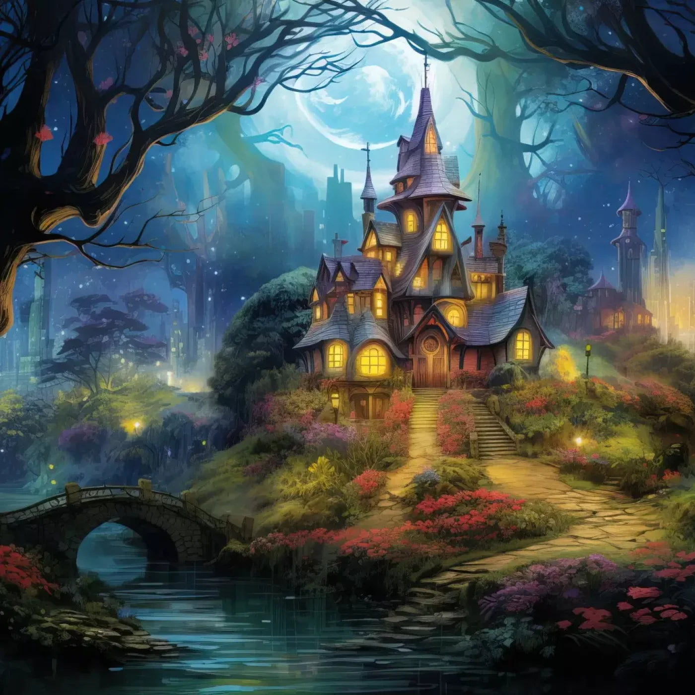 Fairy King 10’X10’ Ultracloth (120 X Inch) Backdrop