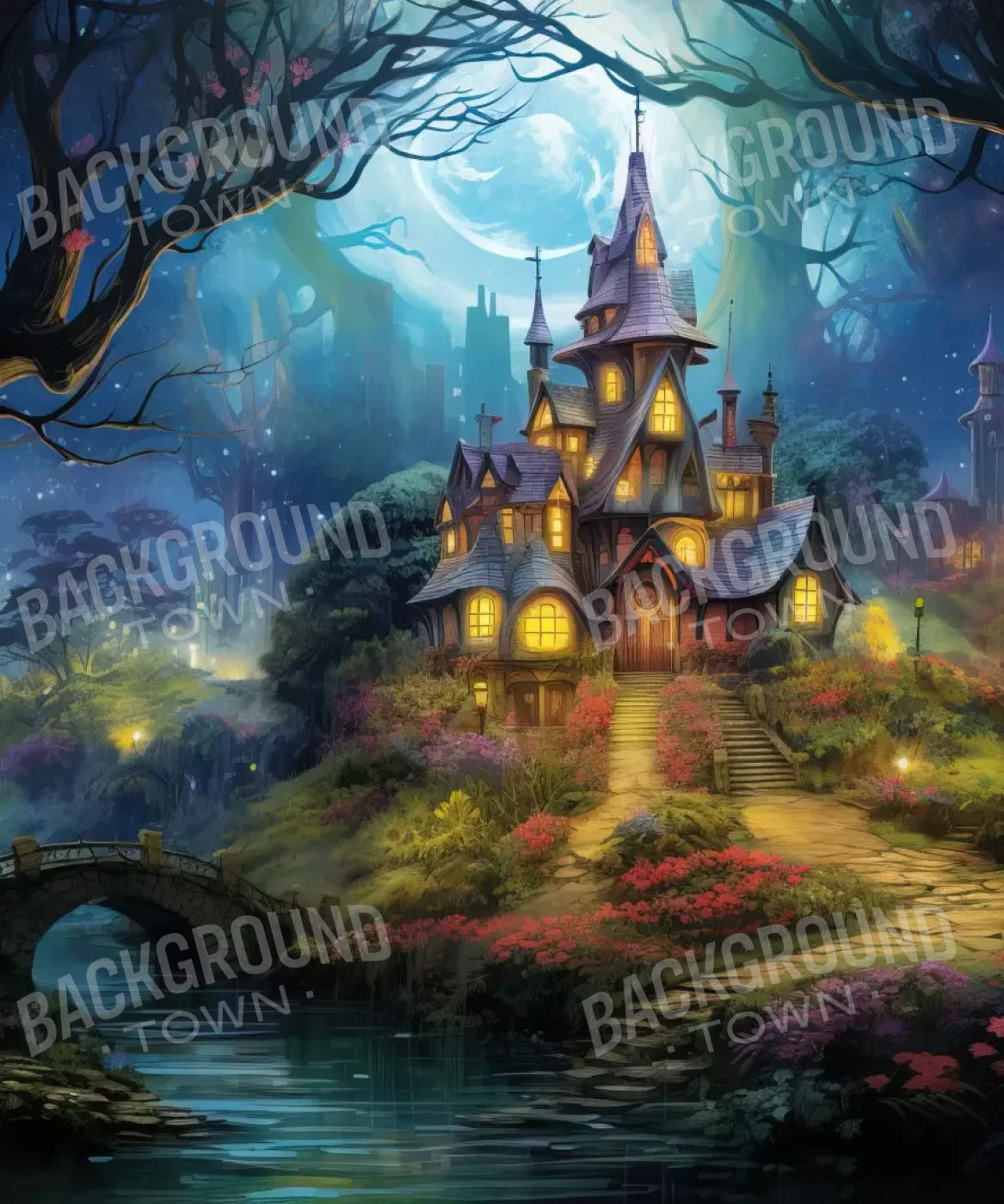 Fairy King 10’X12’ Ultracloth (120 X 144 Inch) Backdrop