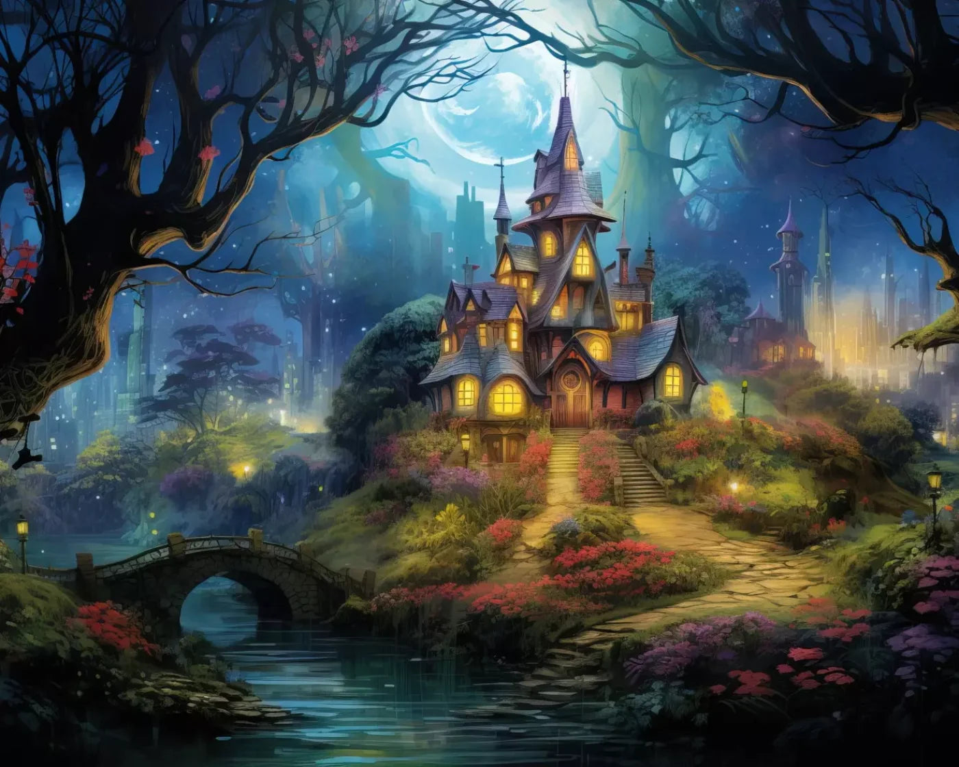Fairy King 10’X8’ Fleece (120 X 96 Inch) Backdrop