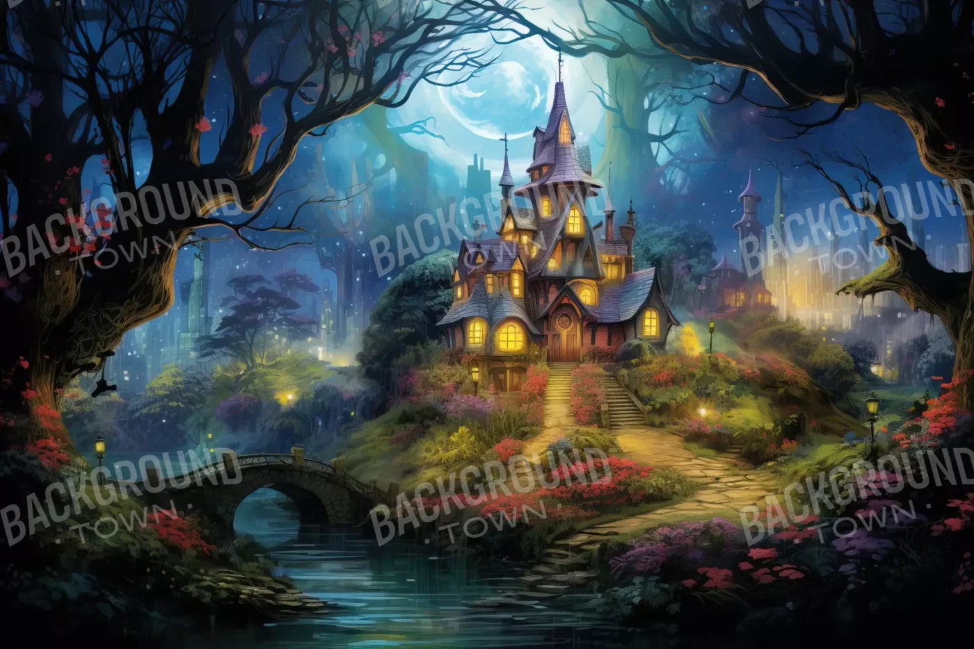 Fairy King 12’X8’ Ultracloth (144 X 96 Inch) Backdrop