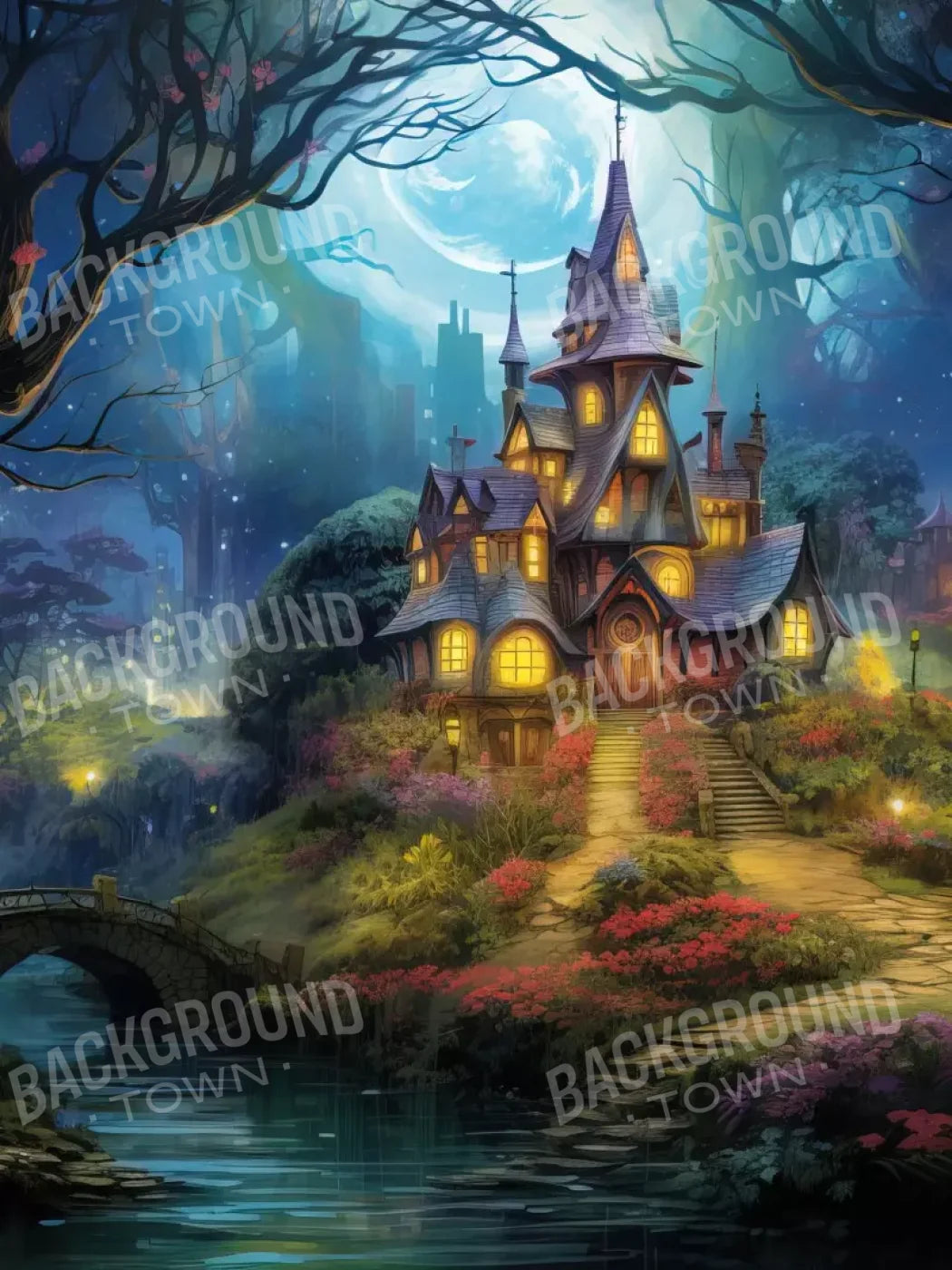 Fairy King 6’X8’ Fleece (72 X 96 Inch) Backdrop