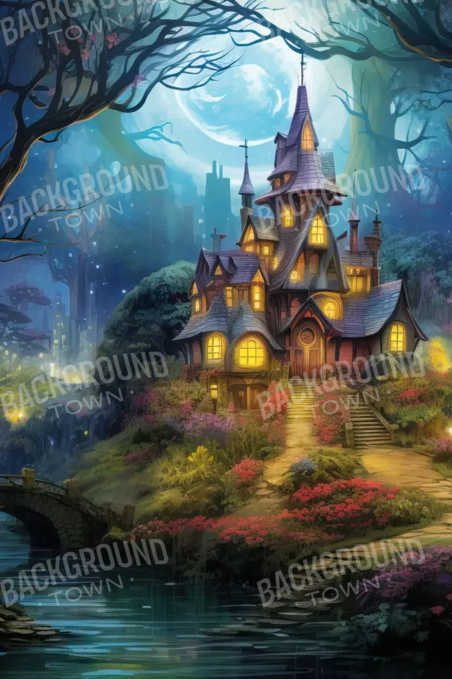 Fairy King 8’X12’ Ultracloth (96 X 144 Inch) Backdrop