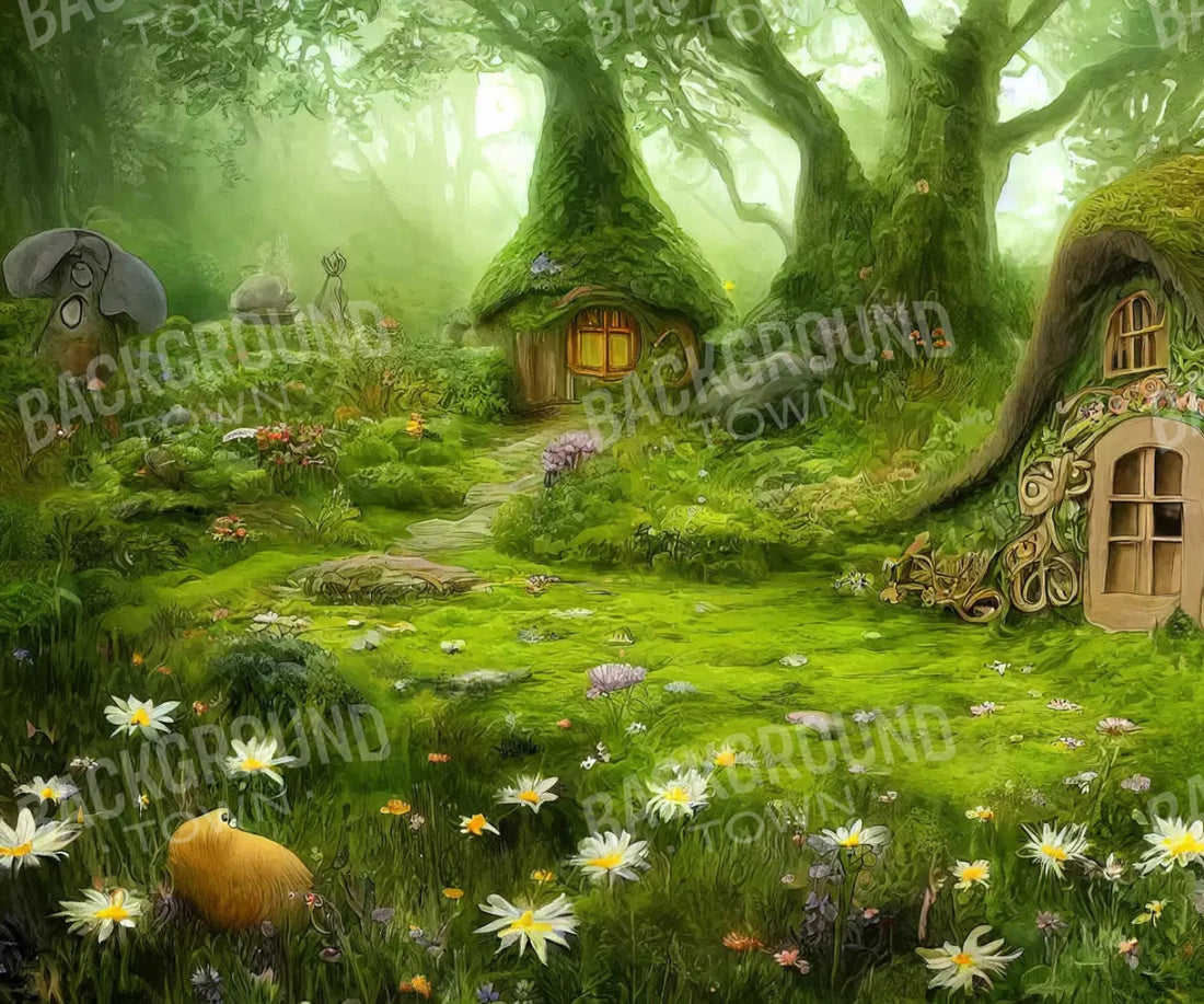 whimsical fairy house Backdrop for Photography