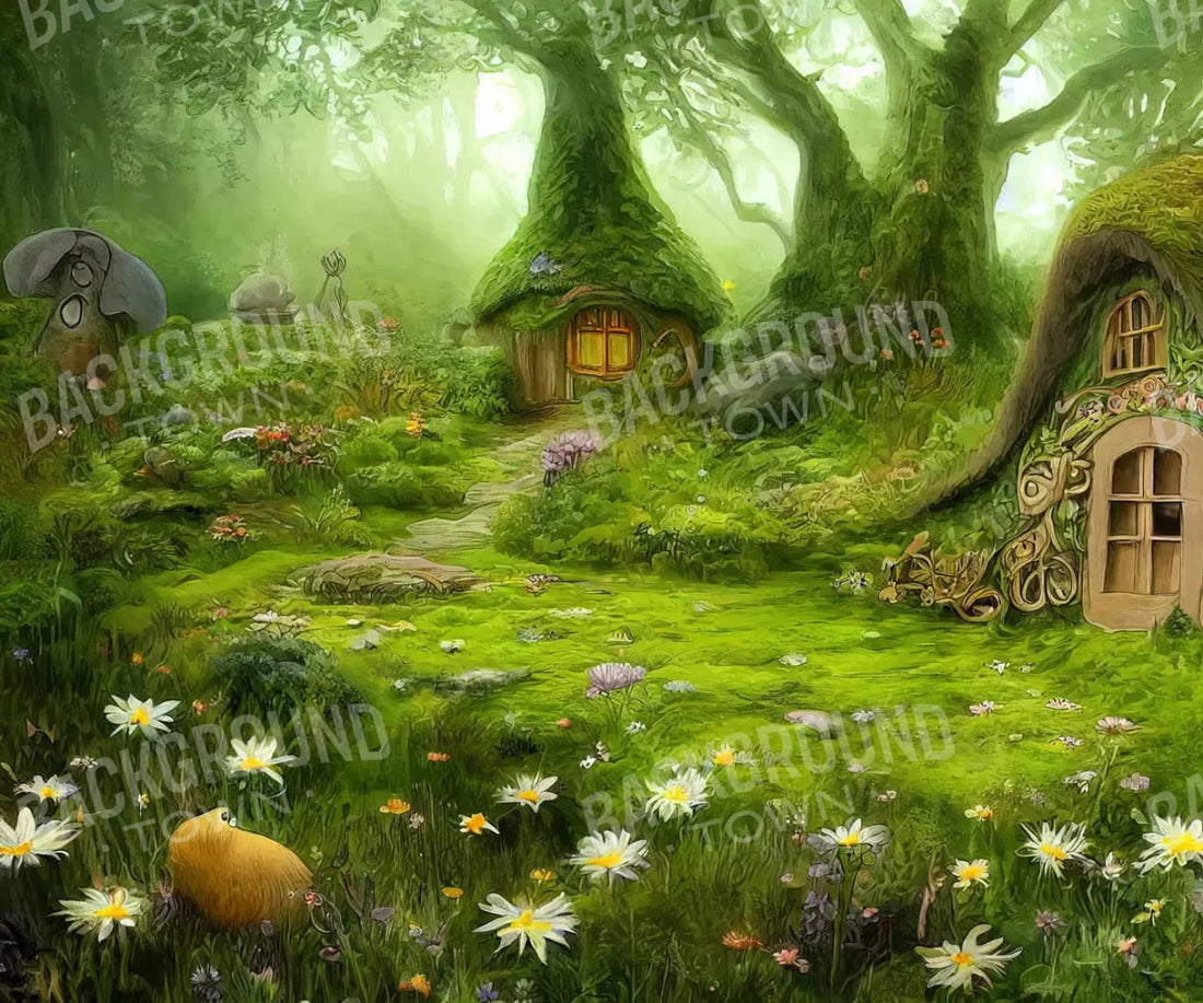 whimsical fairy house Backdrop for Photography