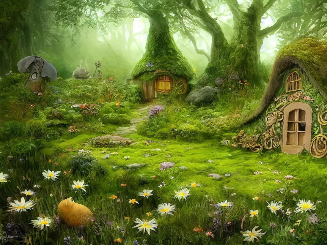 Fairy Land 68X5 Fleece ( 80 X 60 Inch ) Backdrop