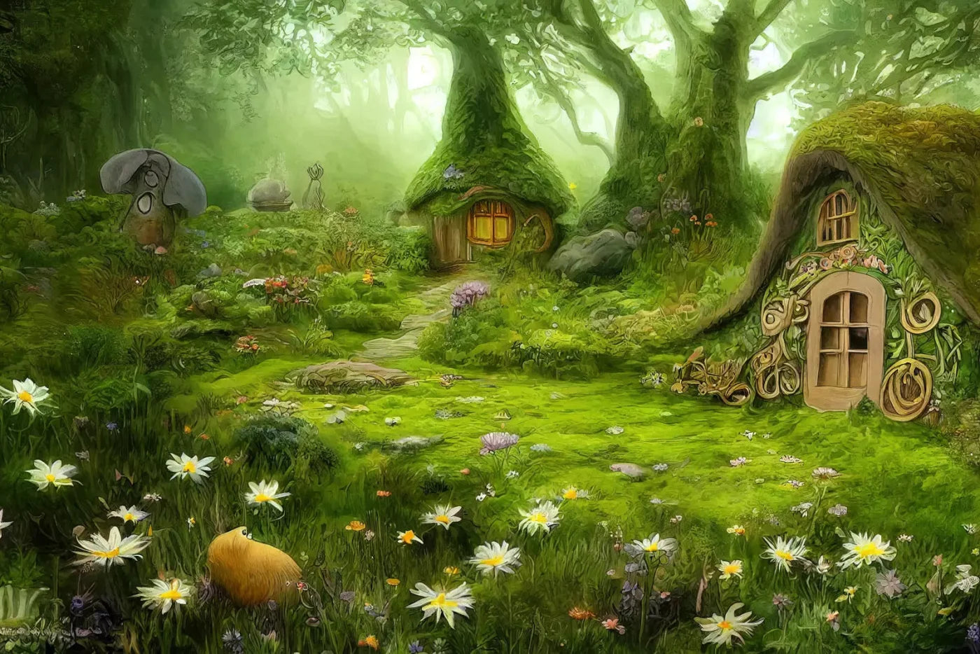 Fairy Land 8X5 Ultracloth ( 96 X 60 Inch ) Backdrop