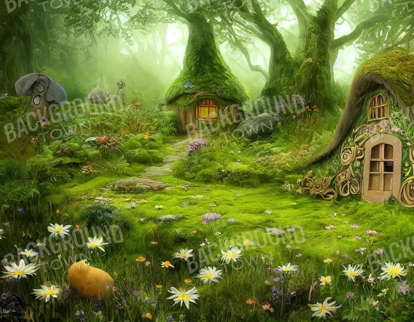 Fairy Land 8X6 Fleece ( 96 X 72 Inch ) Backdrop