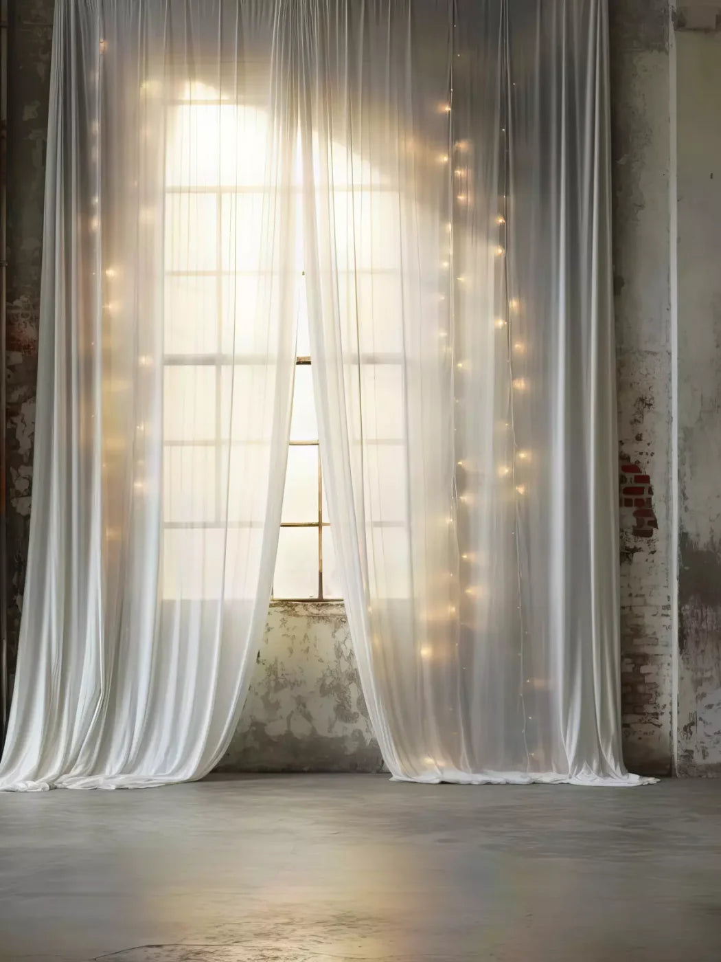 Fairy Lights 5X68 Fleece ( 60 X 80 Inch ) Backdrop