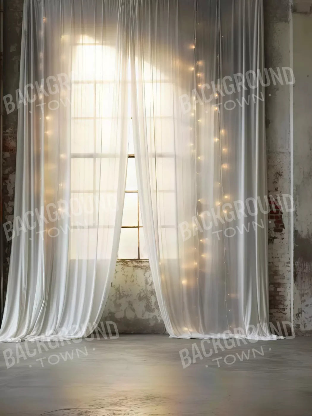 Fairy Lights 6X8 Fleece ( 72 X 96 Inch ) Backdrop