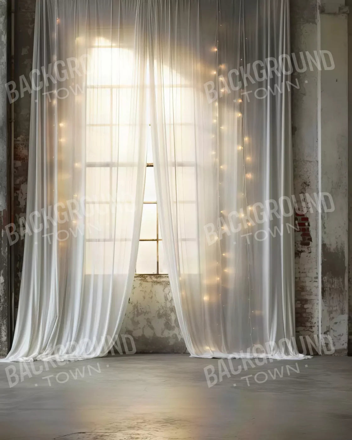 Fairy Lights 8X10 Fleece ( 96 X 120 Inch ) Backdrop