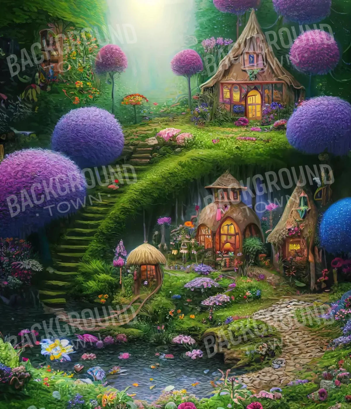 Fairyhouse 10X12 Ultracloth ( 120 X 144 Inch ) Backdrop