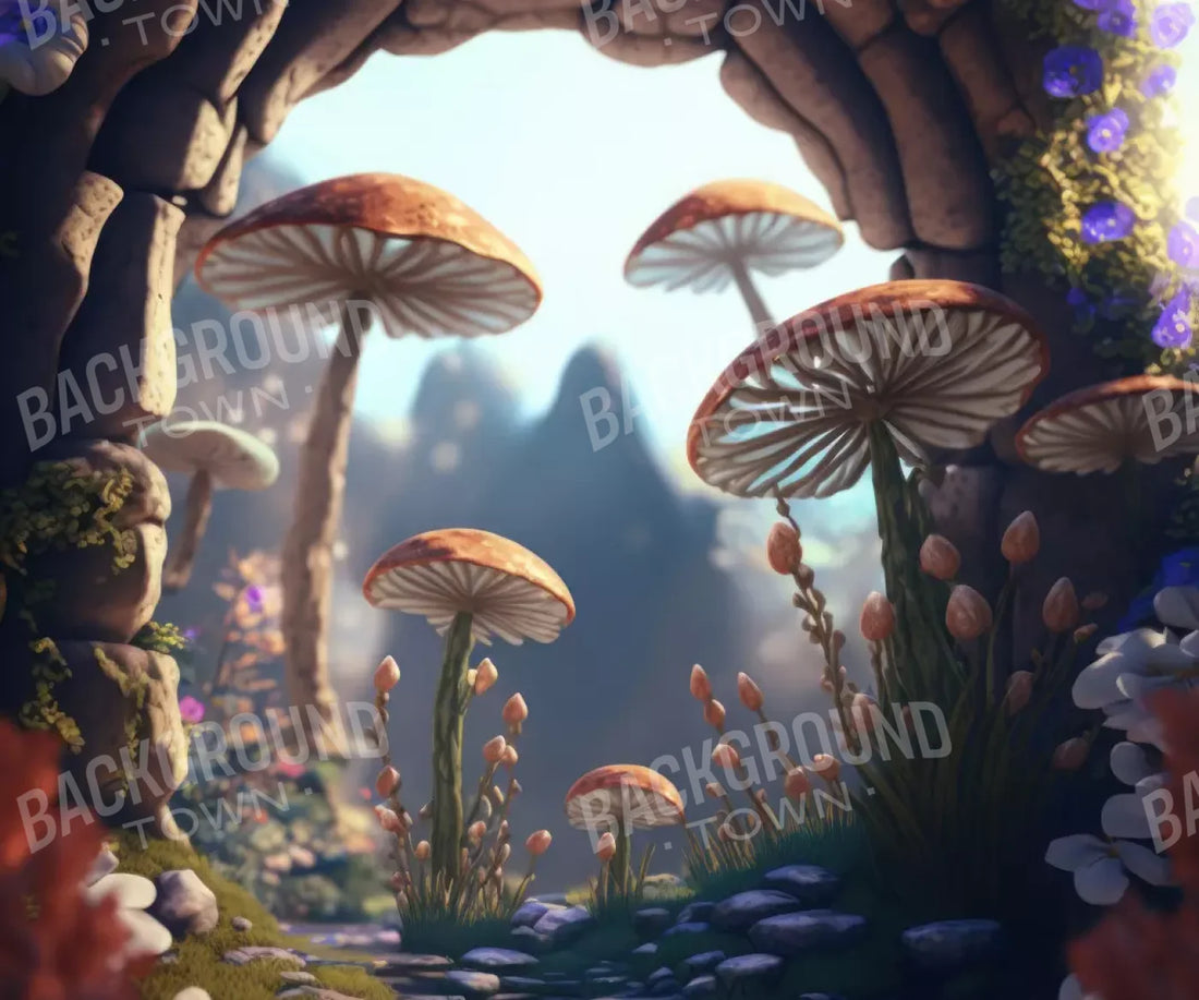 Fairyland Cave Jpg 5X42 Fleece ( 60 X 50 Inch ) Backdrop