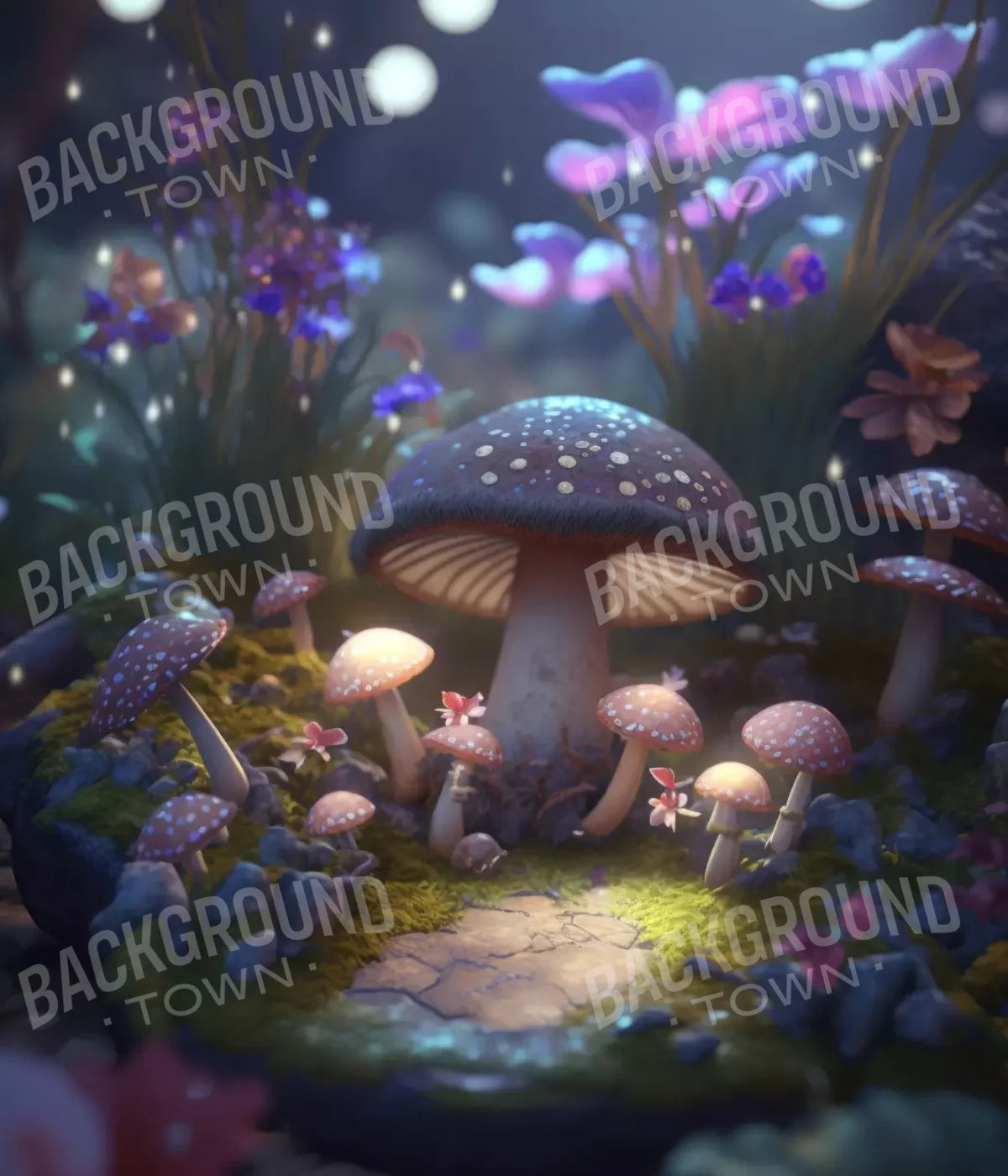 Fairyland Meadow 10X12 Ultracloth ( 120 X 144 Inch ) Backdrop