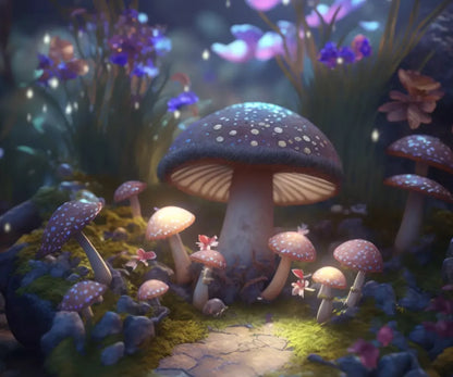 Fairyland Meadow 5X42 Fleece ( 60 X 50 Inch ) Backdrop