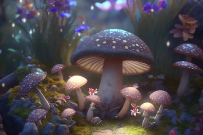 Fairyland Meadow 8X5 Ultracloth ( 96 X 60 Inch ) Backdrop