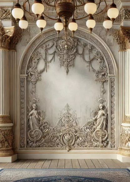 Fairytale Ballroom Arch 5’X7’ Ultracloth (60 X 84 Inch) Backdrop