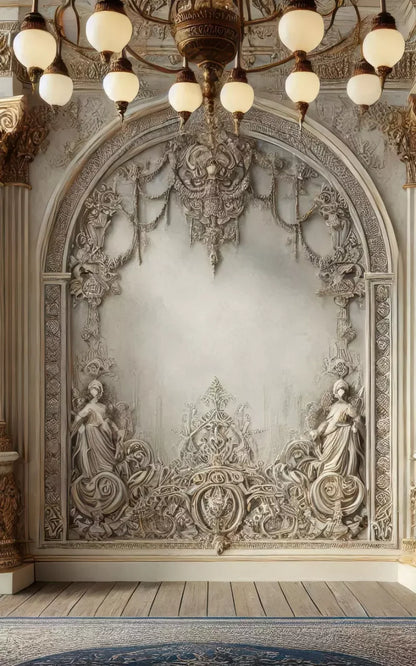 Fairytale Ballroom Arch 5’X8’ Ultracloth (60 X 96 Inch) Backdrop