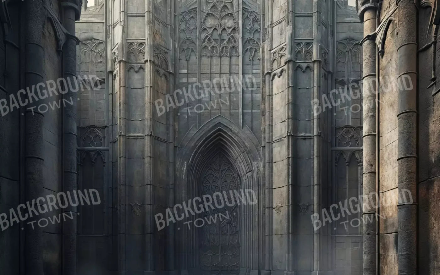 Fairytale Castle Courtyard 8’X5’ Ultracloth (96 X 60 Inch) Backdrop
