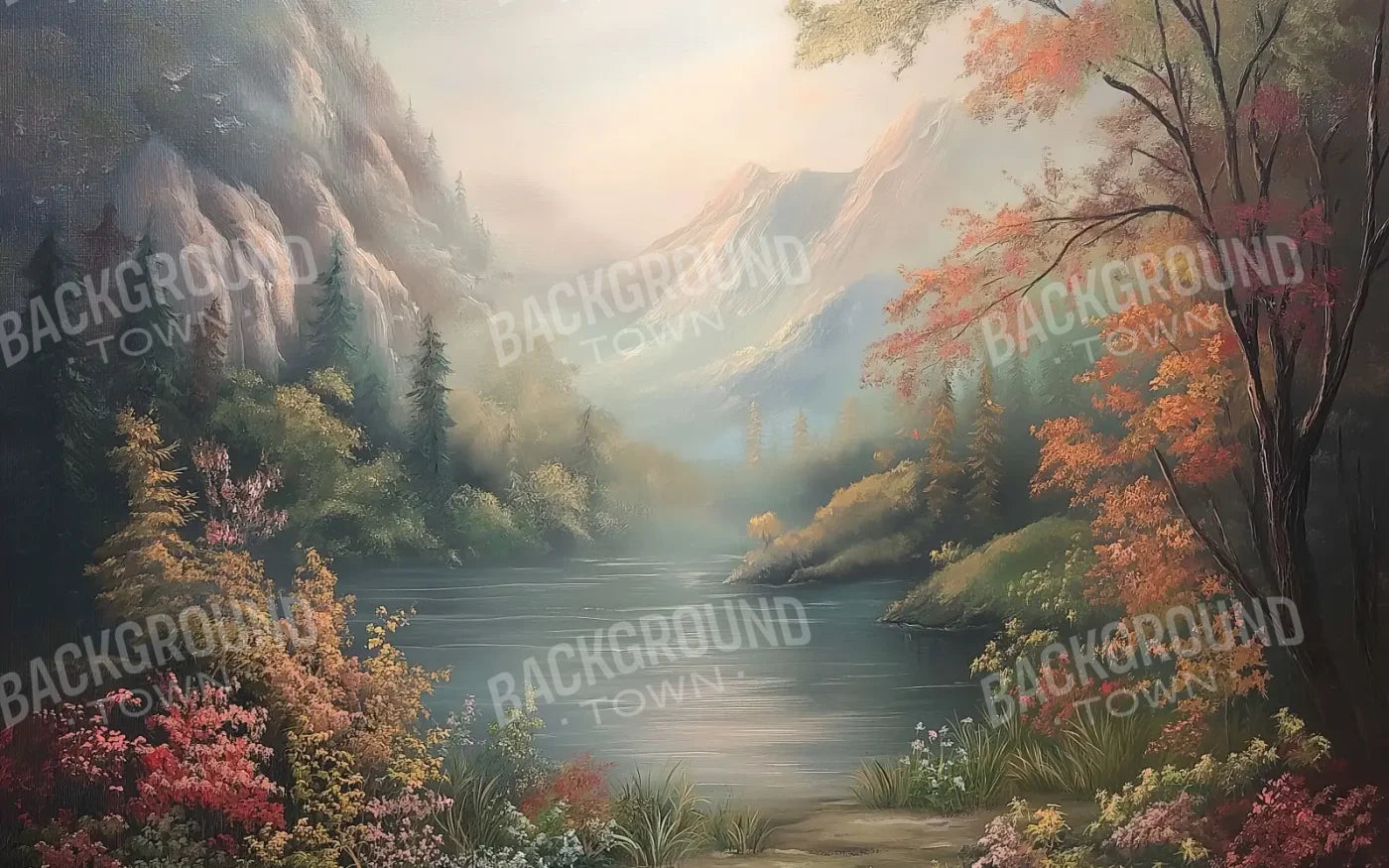 Fairytale Pond 8’x5’ UltraCloth (96 x 60 inch) Backdrop