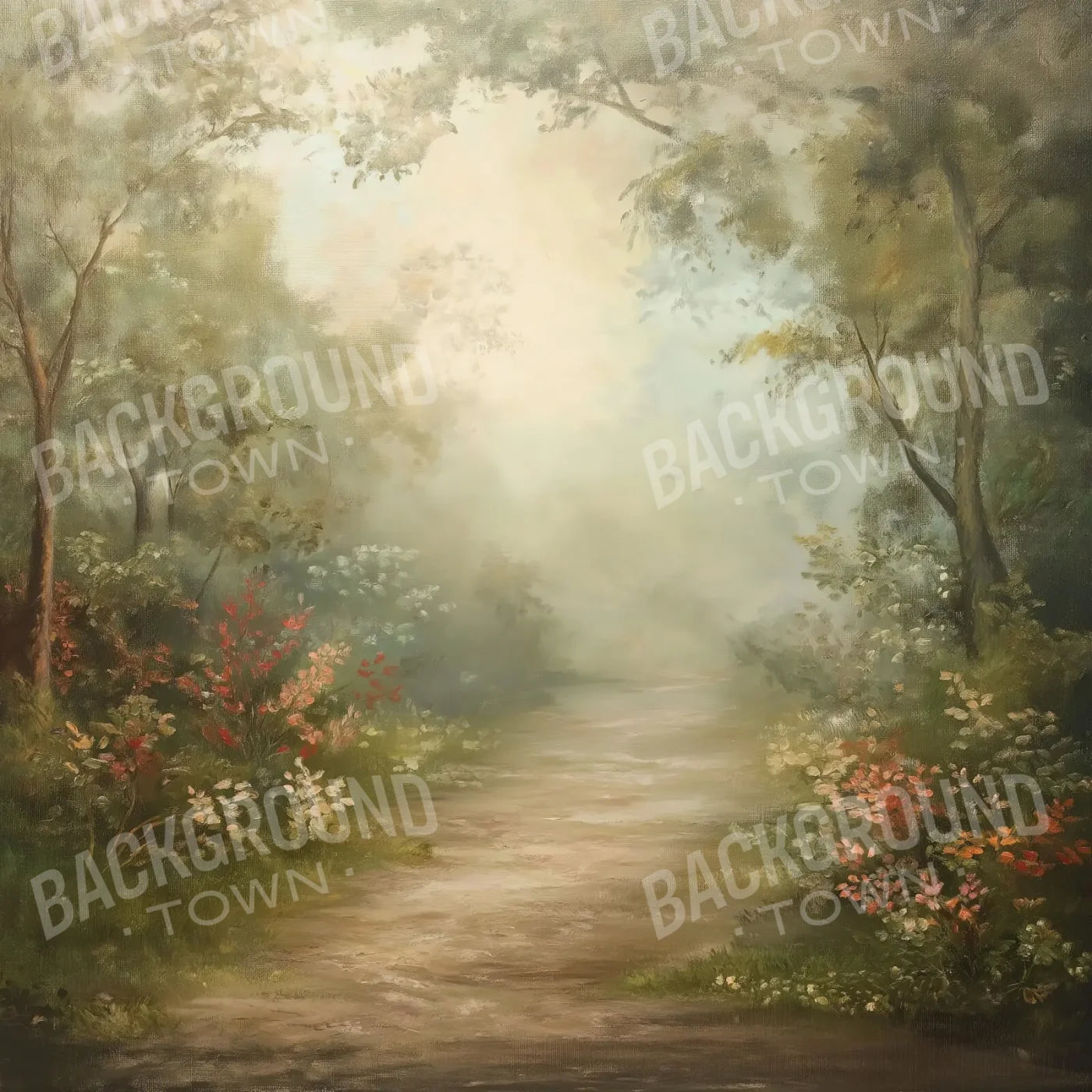 Fairytale Walk 10’x10’ UltraCloth (120 x 120 inch) Backdrop