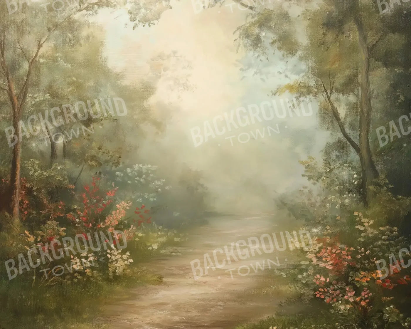 Fairytale Walk 10’x8’ Fleece (120 x 96 inch) Backdrop
