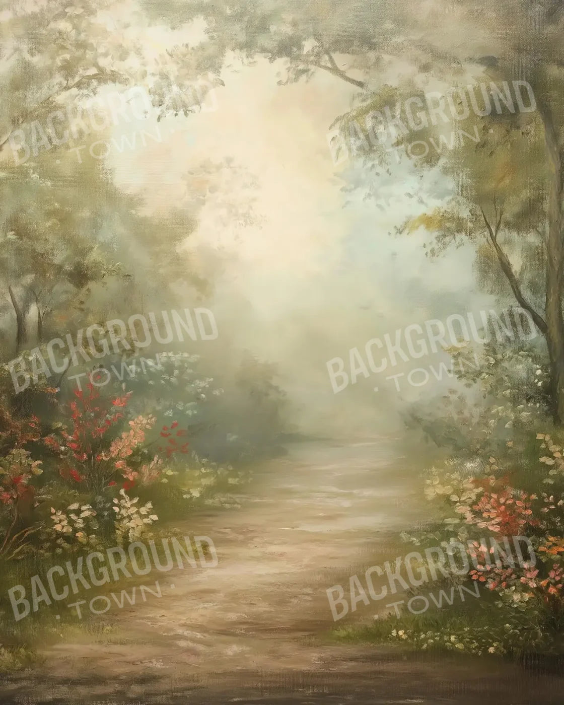 Fairytale Walk 8’x10’ Fleece (96 x 120 inch) Backdrop