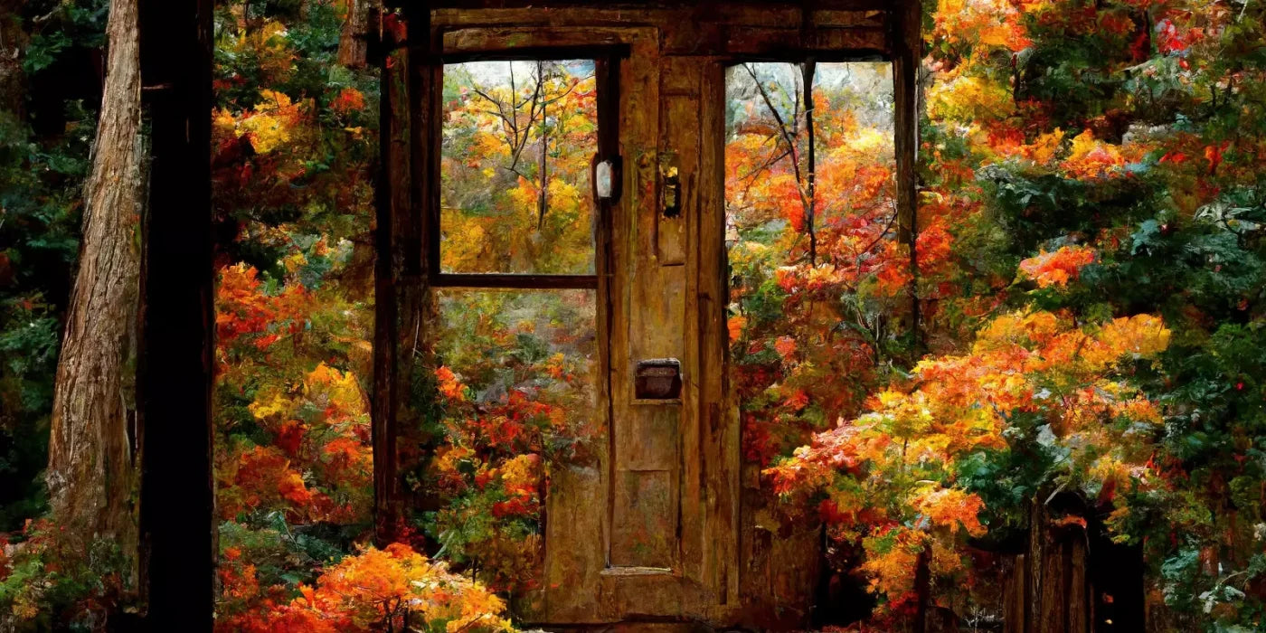 Fall Entrance 16’X8’ Ultracloth (192 X 96 Inch) Backdrop