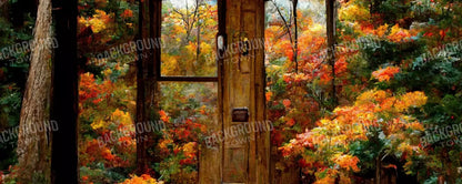 Fall Entrance 20’X8’ Ultracloth (240 X 96 Inch) Backdrop