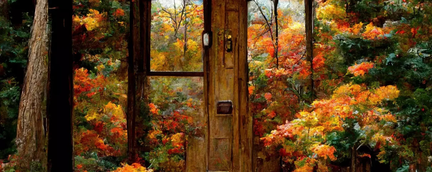 Fall Entrance 20’X8’ Ultracloth (240 X 96 Inch) Backdrop