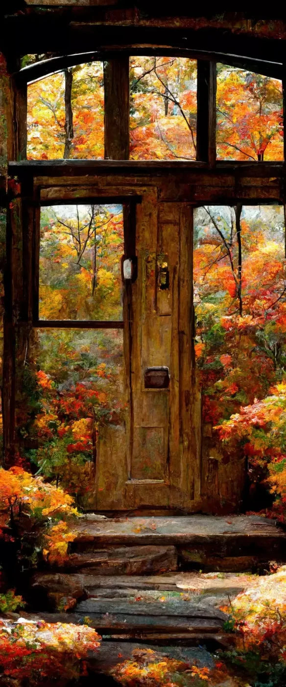 Fall Entrance 5’X12’ Ultracloth For Westcott X-Drop (60 X 144 Inch) Backdrop