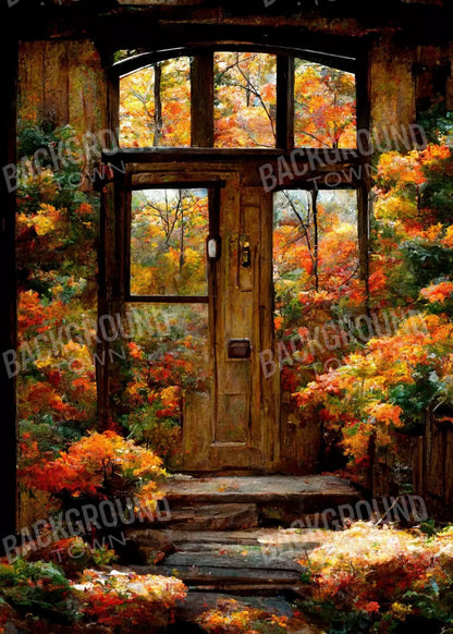 Fall Entrance 5’X7’ Ultracloth (60 X 84 Inch) Backdrop