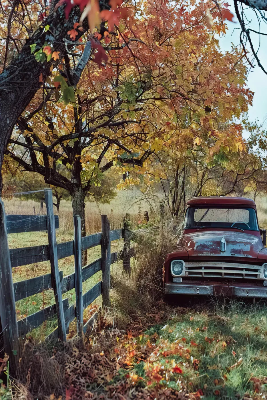 Fall Foilage 003 8X10 Web 8’X12’ Ultracloth (96 X 144 Inch) Backdrop