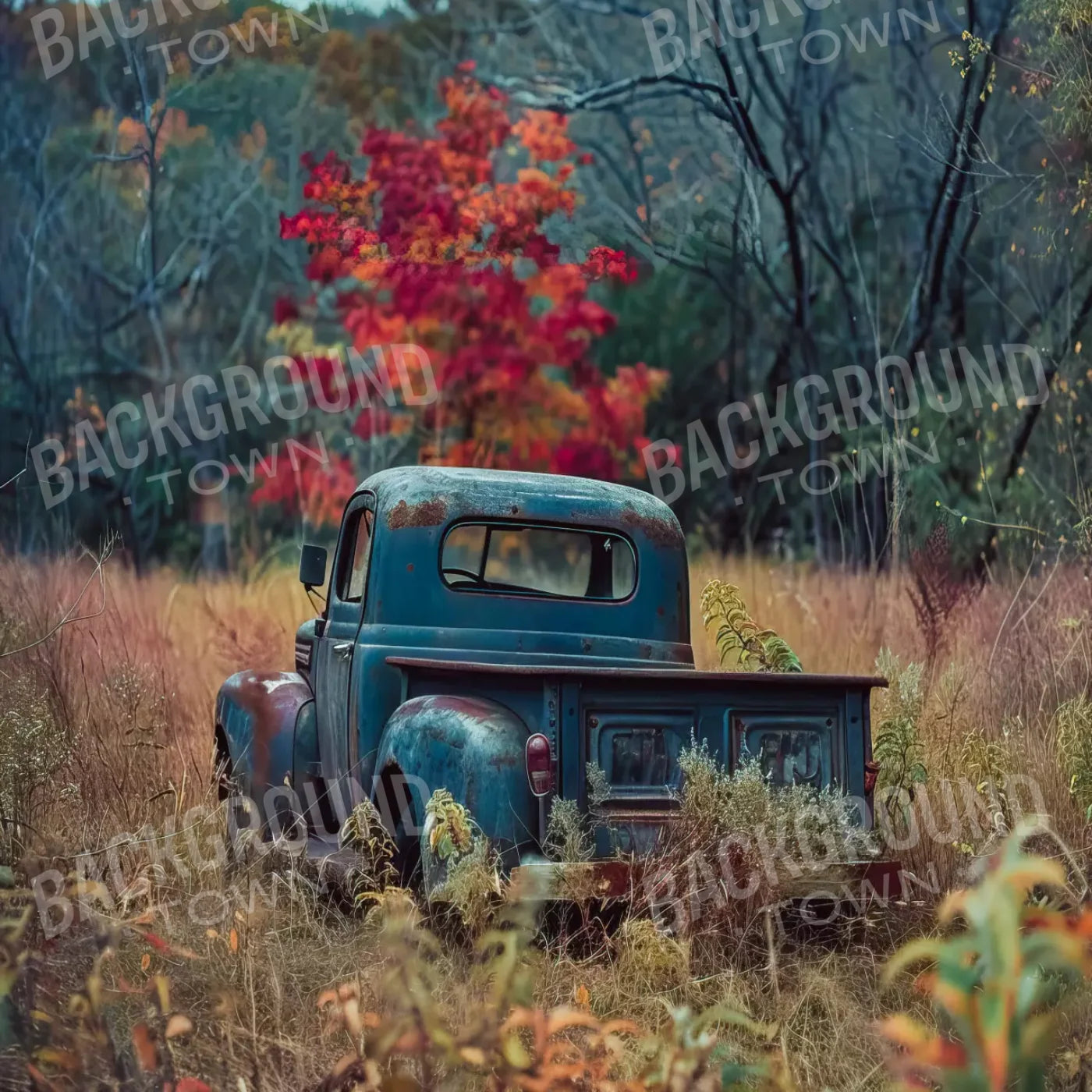 Fall Foilage 002 8X10 8’X8’ Fleece (96 X Inch) Backdrop