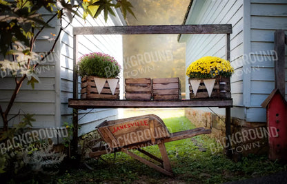 Fall Mums 12X8 Ultracloth ( 144 X 96 Inch ) Backdrop