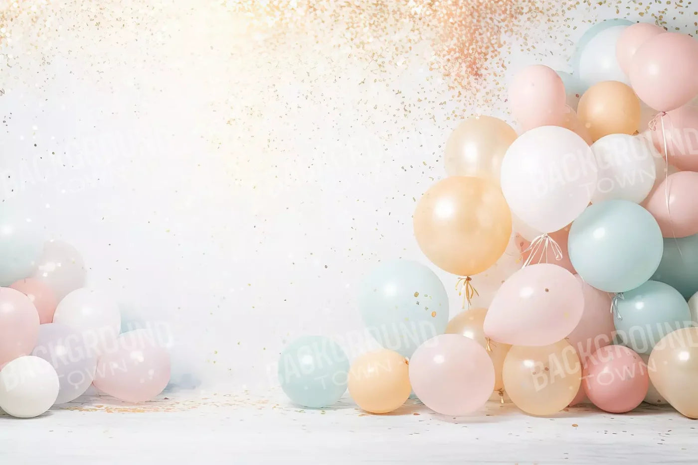 Fancy Party Balloons Ii 12’X8’ Ultracloth (144 X 96 Inch) Backdrop