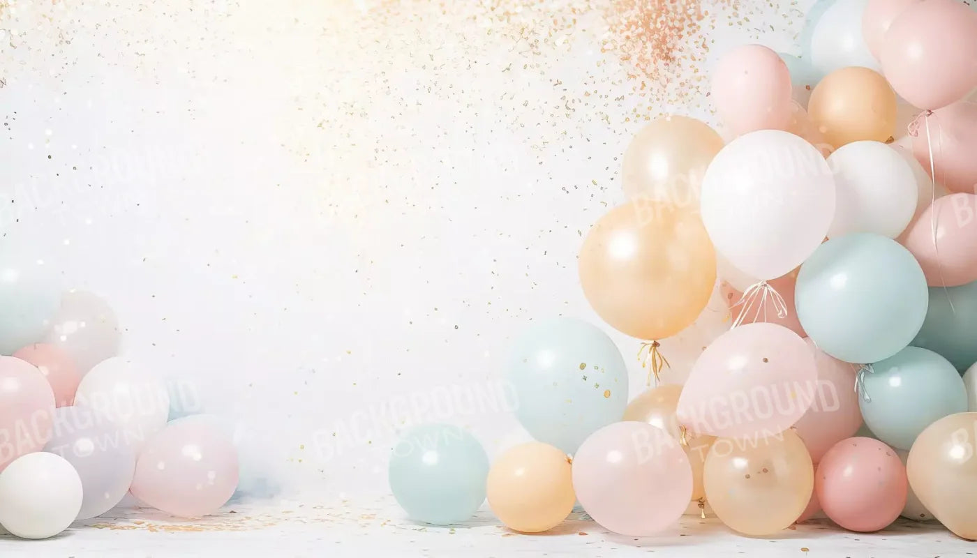 Fancy Party Balloons Ii 14’X8’ Ultracloth (168 X 96 Inch) Backdrop