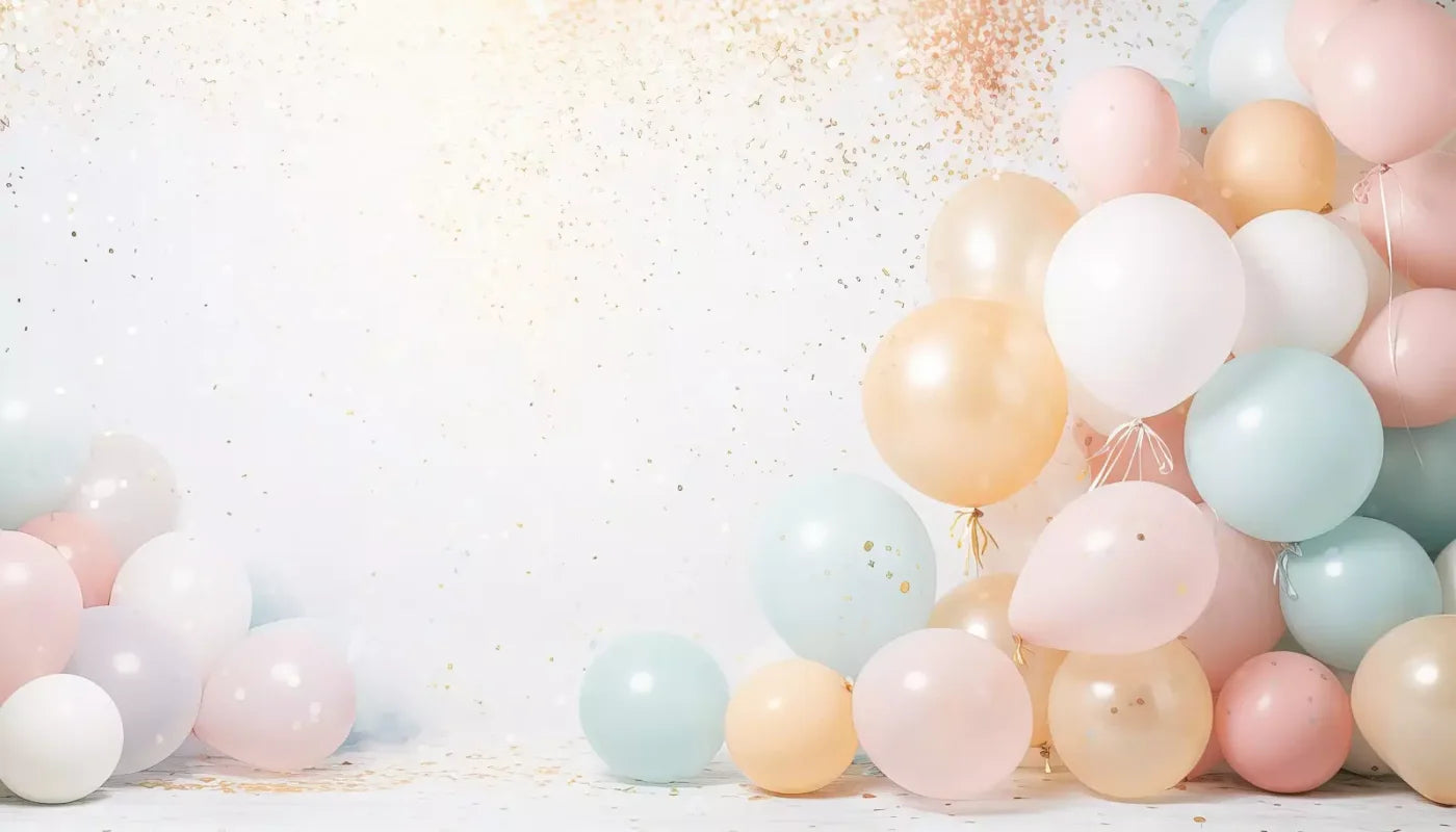 Fancy Party Balloons Ii 14’X8’ Ultracloth (168 X 96 Inch) Backdrop