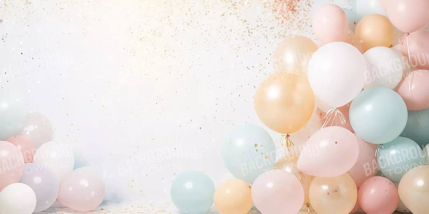 Fancy Party Balloons Ii 16’X8’ Ultracloth (192 X 96 Inch) Backdrop