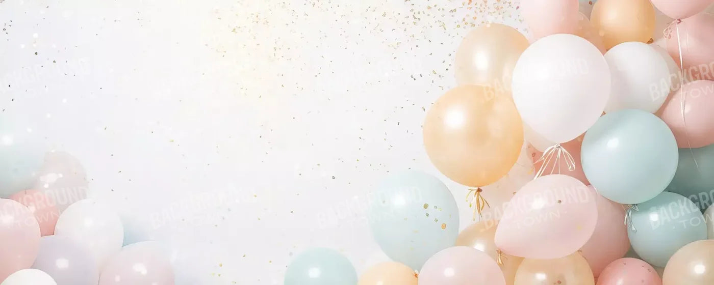 Fancy Party Balloons Ii 20’X8’ Ultracloth (240 X 96 Inch) Backdrop