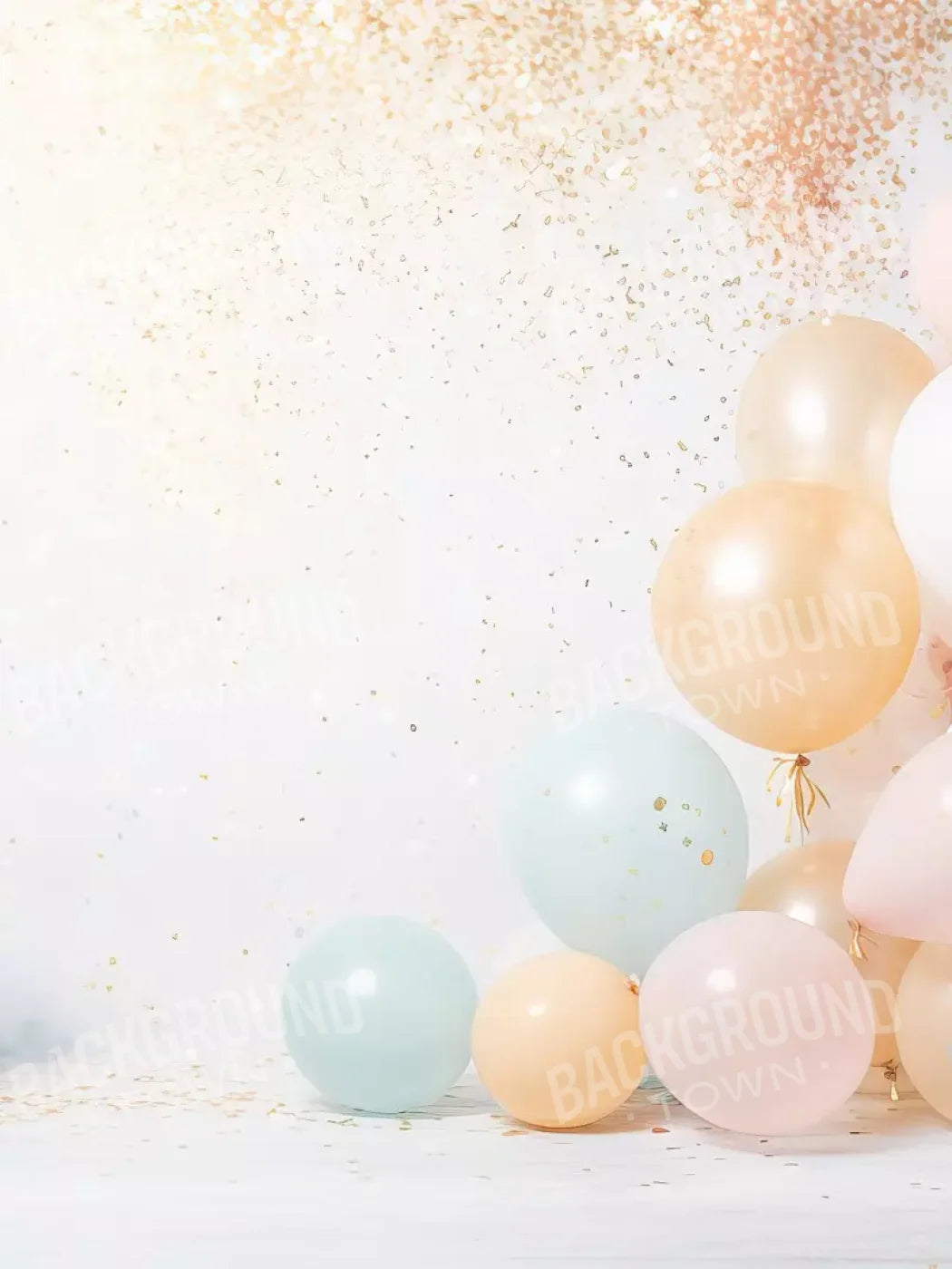 Fancy Party Balloons Ii 5’X6’8 Fleece (60 X 80 Inch) Backdrop
