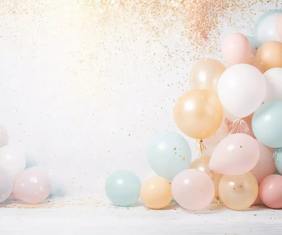 Fancy Party Balloons Ii 5’X4’2 Fleece (60 X 50 Inch) Backdrop