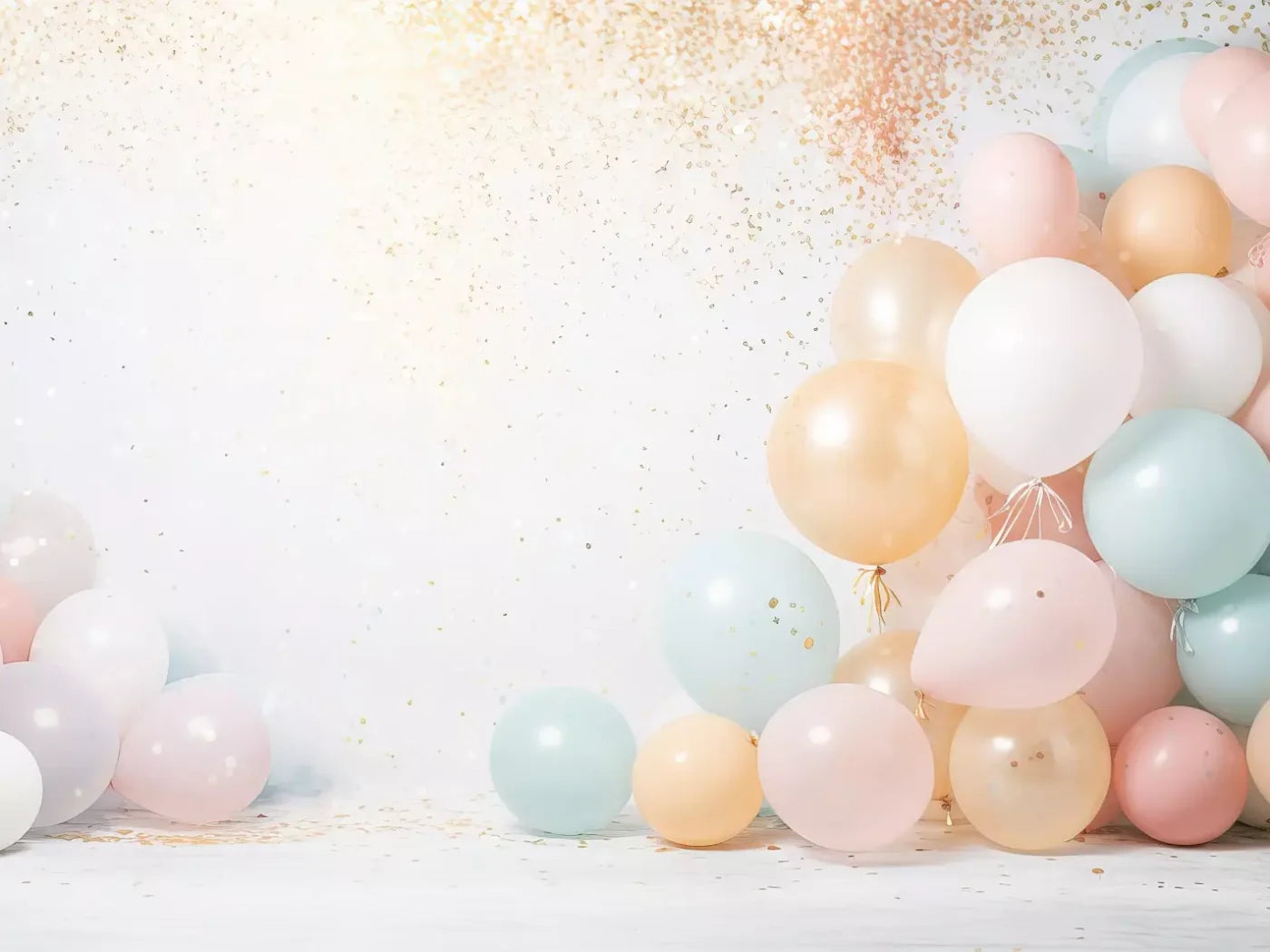 Fancy Party Balloons Ii 6’8X5’ Fleece (80 X 60 Inch) Backdrop