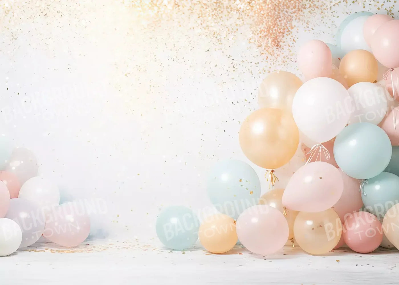 Fancy Party Balloons Ii 7’X5’ Ultracloth (84 X 60 Inch) Backdrop