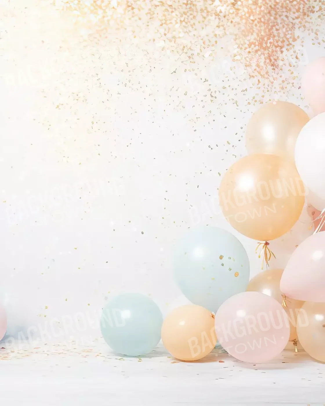 Fancy Party Balloons Ii 8’X10’ Fleece (96 X 120 Inch) Backdrop