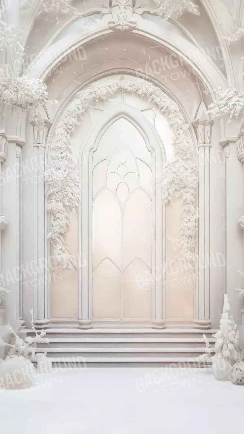 Fancy White Hall 8X14 Ultracloth ( 96 X 168 Inch ) Backdrop