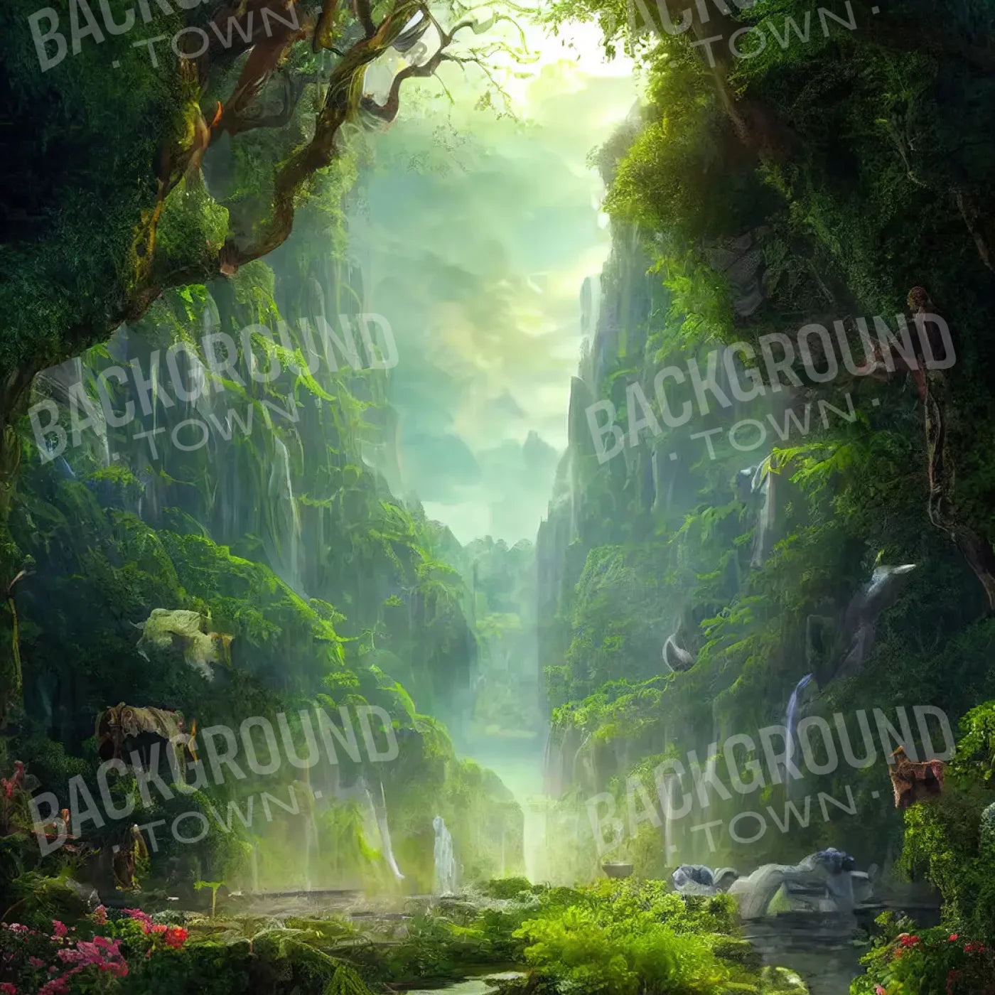 Fantasy Land 10X10 Ultracloth ( 120 X Inch ) Backdrop