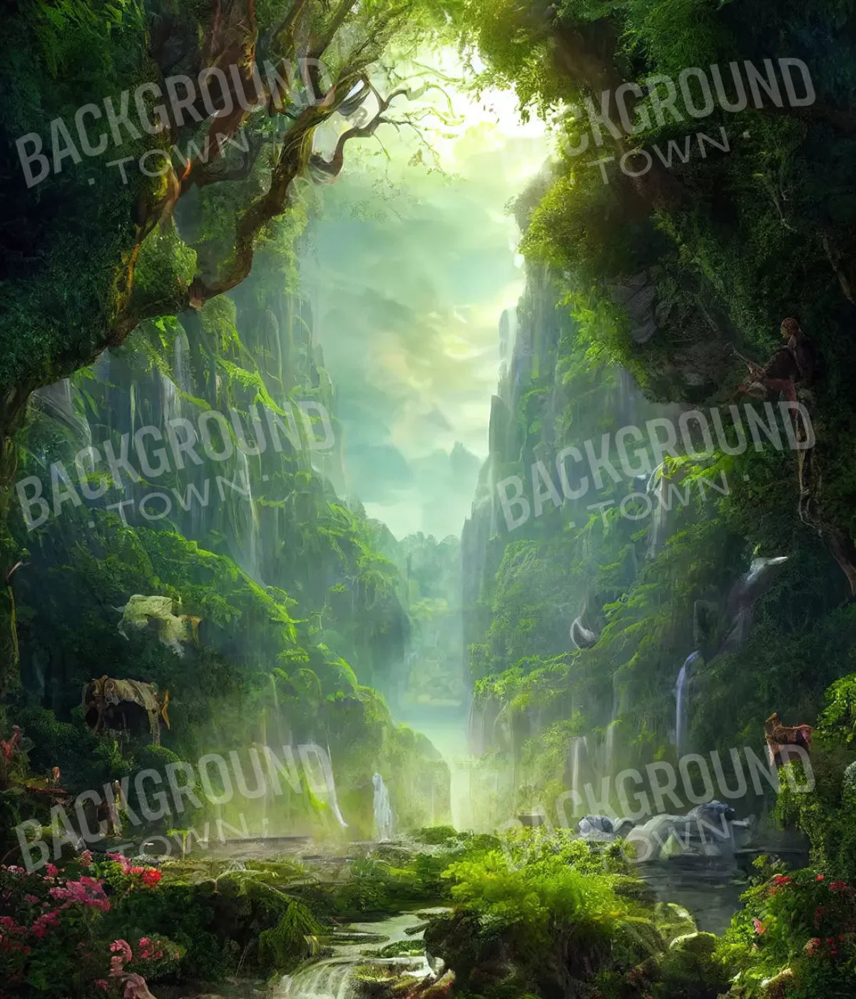 Fantasy Land 10X12 Ultracloth ( 120 X 144 Inch ) Backdrop